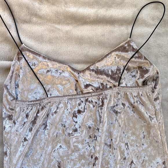 POLLY & ESTHER - velvet mini dress - Picture 7 of 9